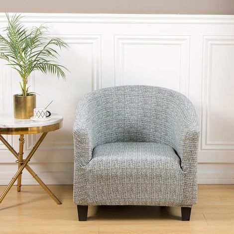 Housse de fauteuil extensible et lavable – Imprimé moderne, adaptée à bar, salon, salle à manger, bureau (lot de 14) (1/5)