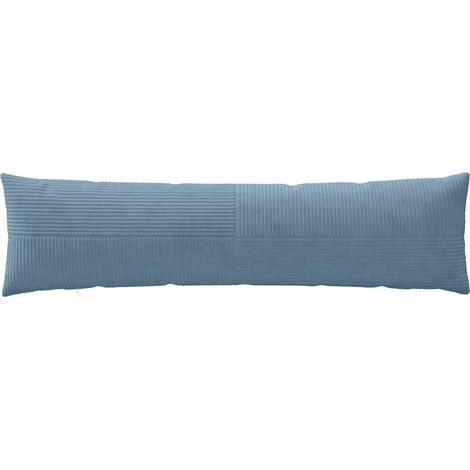 vidaXL Funda de almohada 2 pcs ALMELO Azul 40 x 145 cm pana (1/2)