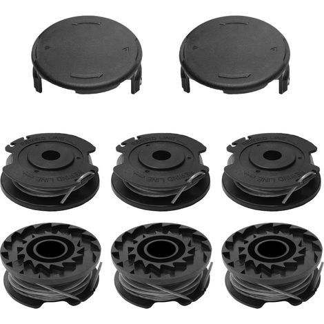 [MAI USATO]Bobina di filo di ricambio per decespugliatore Bosch ART 23 SL ART 26 SL con 2 coperchi, bobina di ricambio, EasyGrassCut 18, 23, 26, F016800569 F016800385 (1/4)