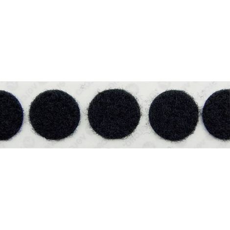 VELCRO® E20101933011425 Punti a strappo da incollare Parte morbida (Ø) 19 mm Nero 1120 pz.