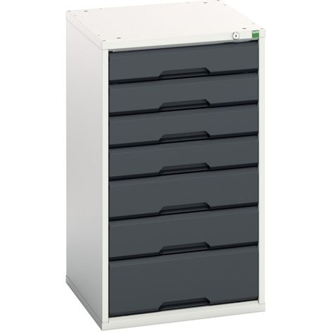 Bott 16925029.19 Verso 7 Drawer Cabinet 525 x 900mm Anthracite Grey BOT169250299