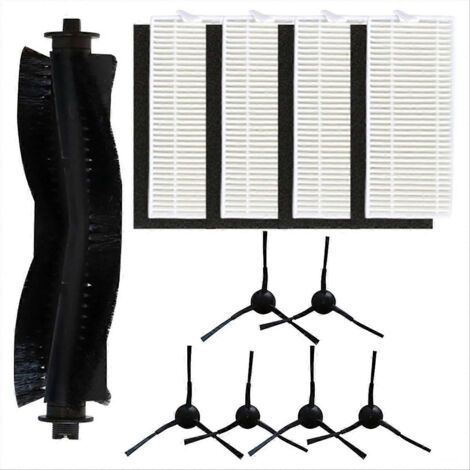 Kit de brosse principale, brosse lat��rale et filtre pour aspirateur Medion X20 SW / MD 11415 et Medion X21 SW / MD 11500