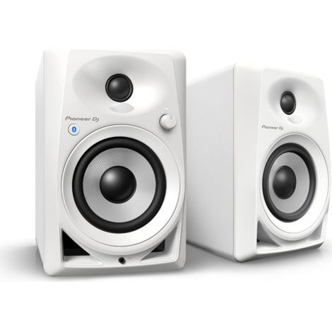 Paire d'enceintes de monitoring Pioneer DJ DM-40D-BT-W - Bluetooth - Bass Reflex - 2x19W - Mode DJ ou Production - Blanc (1/3)