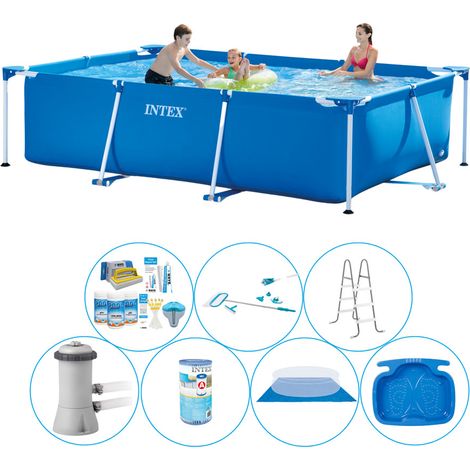 Intex Piscine Tubulaire Rectangulaire - 300x200x75 cm - 7-pièces  S20842 (1/5)