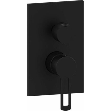 Miscelatore incasso doccia 3 uscite Paffoni serie Ringo RIN019NO/M  Ottone - Nero opaco (1/2)