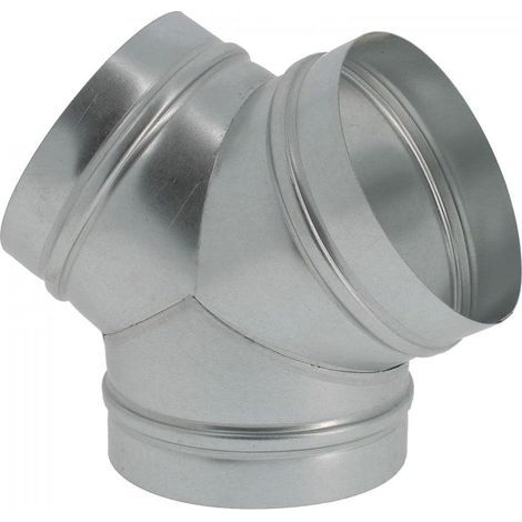 Steel Y-junction Ø250mm 120° For PVC/Aluminum Acoustic Air Duct (1/2)