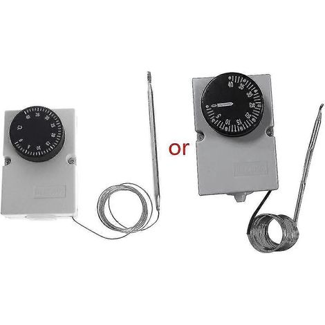Thermostat capillaire industriel pour systèmes CVC, avec interrupteur de contrôle de température (1/5)
