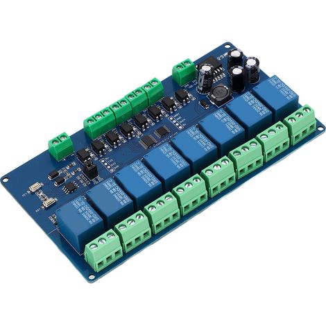 Module relais 8 voies entrée sortie DC7-24V, fabrication excellente, module 8 canaux (1/5)