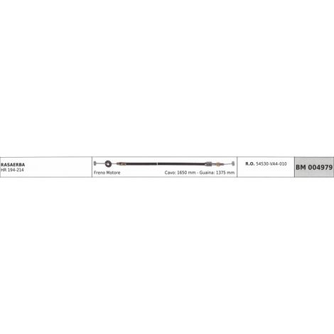 HONDA Rasenmäherkabel HR 194-214 Motorbremse Kabel 1650 mm Kabelummantelung 1375 mm