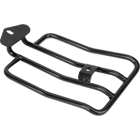 Support de porte-bagages arrière pour moto, compatible avec les pièces modifiées XL883/1200 X48 (noir)