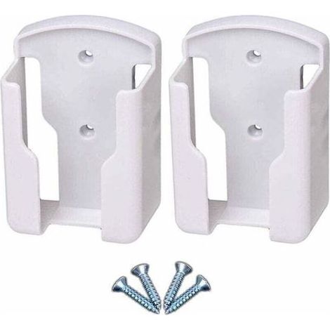 Support de télécommande mural pour systèmes de télévision et de climatisation Boîte de rangement murale pour télécommande univers pour télécommande. blanc. paquet de 2 (1/5)