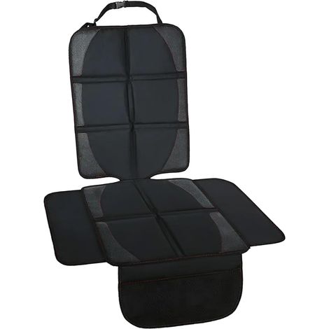 Lupex Shop - Protezione sedili auto universale, 1 pezzo, anteriore o posteriore, oxford 600D impermeabile e portaoggetti cod. LS52 (1/4)