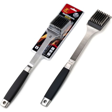 SPAZZOLA CLASSIC 43CM CON SETOLE IN ACCIAIO INOX.