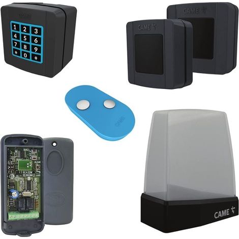 Came – Récepteur radio pour motorisation 8K06RV004 – Fréquence 433,92 MHz – Tension 12-24 Vdc – Photocellules et clignotant inclus (1/5)