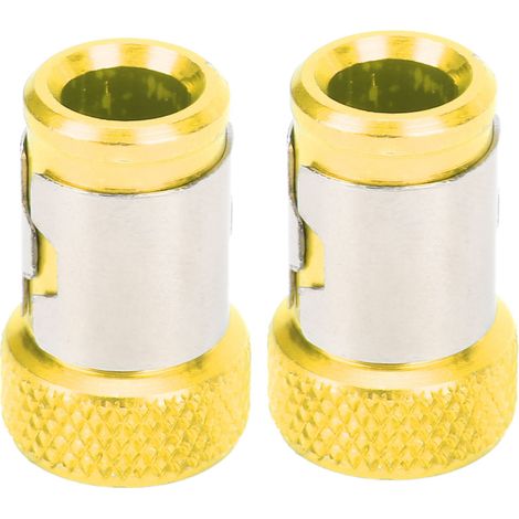 Set mit 5 magnetischen Schraubendreherbits, 65 mm, Chrom-Vanadium-Stahl, leistungsstarker magnetischer Steckschlüssel für Bohrmaschinen, 1/4" (1/5)