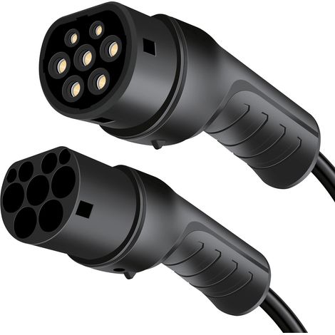LogiLink EVC0120 eMobility Ladekabel  2.5 m mit Schutzkappe (1/5)