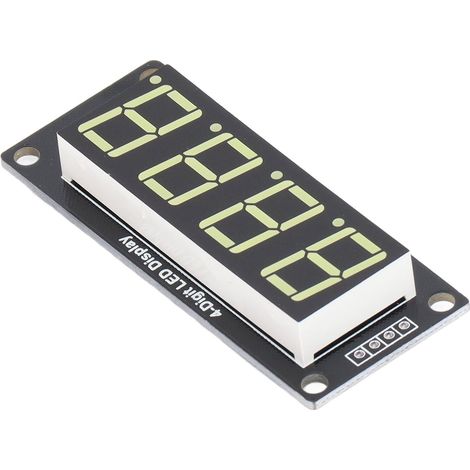 Module d'affichage numérique à segments LED 4 bits 7 segments, module d'horloge PCB 0,56 pouce MRA172C blanc (4 pièces) (1/5)