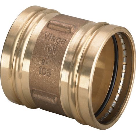 Viega Sanpress XL-Muffe 350604 88,9 mm, Rotguss, SC-Contur (1/3)
