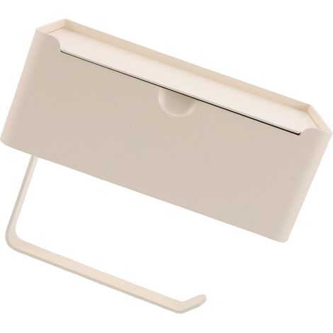 Support rouleau WC, aluminium, sans perçage, pour salle d'eau (1/5)