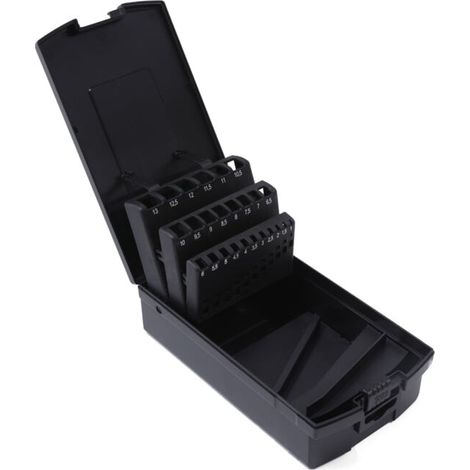 STIER Coffret vide pour forets hélicoïdaux DIN 338, 1-13 mm, 25 pièces (1/4)