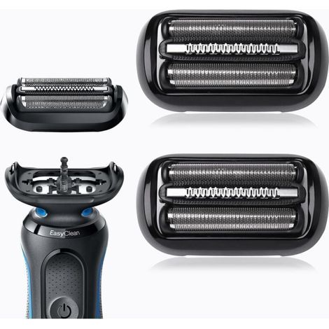Braun Series 5 53B Scherkopf – 2 Ersatzscherköpfe aus Edelstahl – Für eine gründliche und komfortable Rasur – Kompatibel mit den Modellen 5020cs bis 6090cc (1/5)