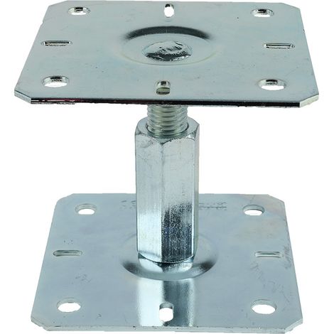 Verstellbarer Pfostenhalter für 13 x 13 bis 20 x 20 cm Pfosten - (1/2)