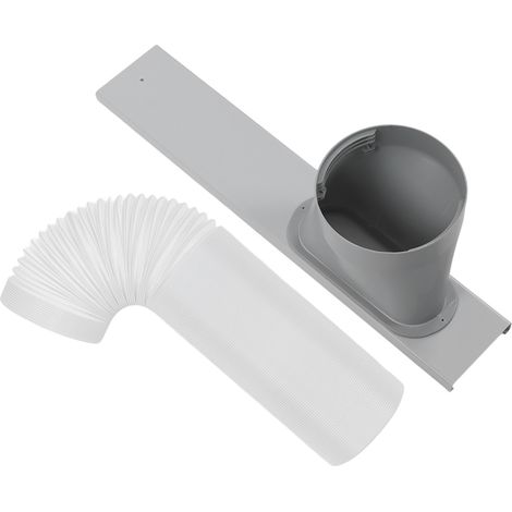 Accessoires pour climatiseur : kit de glissière de fenêtre, plaque, connecteur de tube de 5,9 po, ensemble de tuyau d'évacuation (1/5)