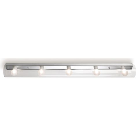 Leds-C4 Make Up - Aplique de baño 5 luces Aluminio (1/2)