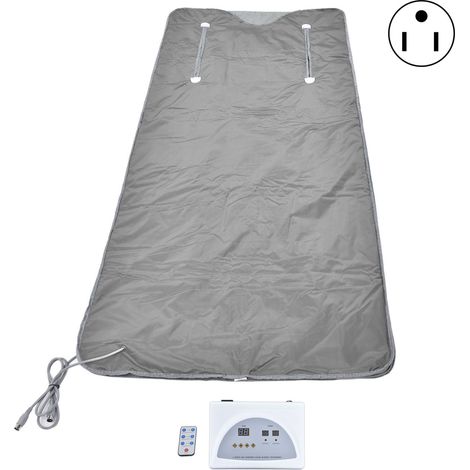 Couverture infrarouge de spa 650W, élimination du froid, modelage, portable et sûre, chauffage numérique pour maison et salons de beauté, prise US 110V (1/5)