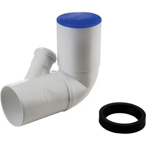 Curva wc prolungata ad innesto in pp con attacco orientabile serie ed tech ø110/40 WAVIN