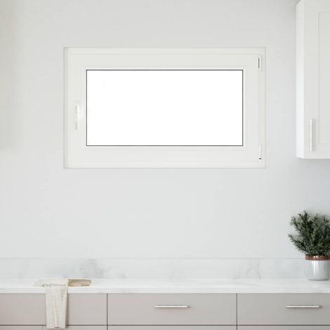 Kellerfenster RISOR Anthrazit 100 x 50 cm PVC und Glas