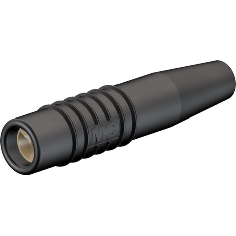Adattatore di Sicurezza Femmina 2 mm Nero