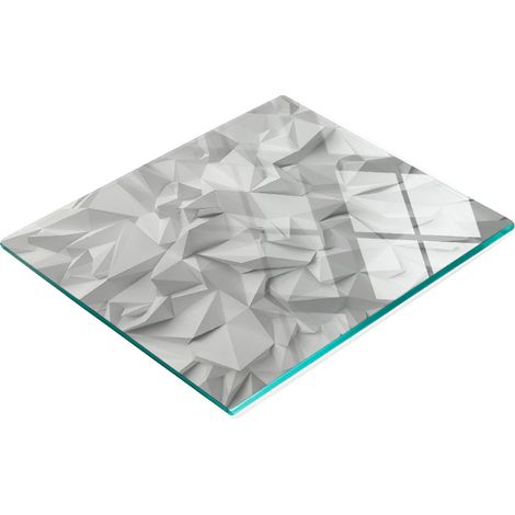 Tableau décoratif multifonctionnel de cuisine en verre trempé 3D 60x52 cm (1/5)