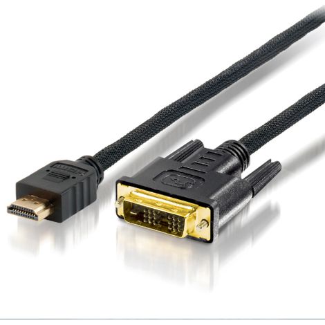 119325 adaptador de cable de vídeo 5 m HDMI DVI-D Negro