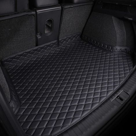 Voiture Tapis Coffre pour Mercedes Benz GLC Coupe C254 2024, Cuir Moquettes Doublure Protection Anti-saleté Antidérapant Imperméable Intérieur Accessoires,B (1/5)