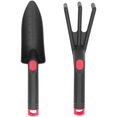 BUNTHAUS Accessoires pour détecteur de métaux : râteau, pelle et outil de recherche en ABS avec échelle, pour pièces de rechange (1/5)