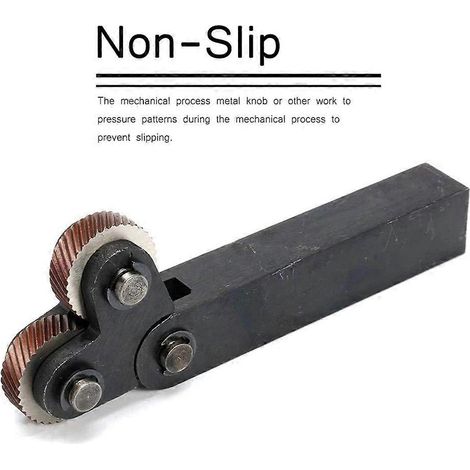 Moletage à double roue pour tour - Accessoires pour outils électriques 0,5 mm 1,0 mm 2,0 mm (1/4)