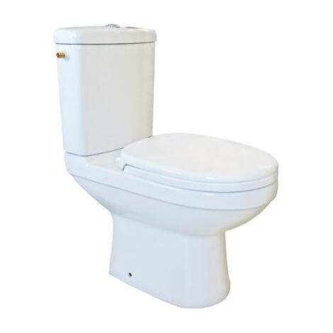 ONDEE ZEN - Pack WC CLAIN - avec bride, Sortie Horizontale, abattant frein de chute - 3/6L