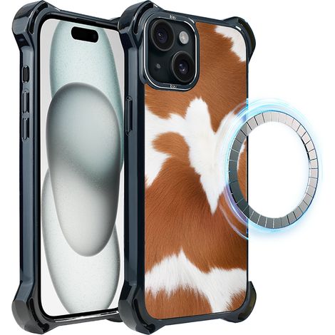 iPhone 15 ibizu DropGuard Ultra Hülle mit MagSafe, Call of the Wild, Alpine Cow (1/5)
