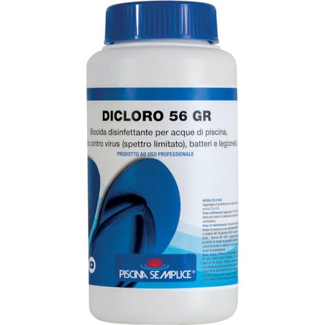 LAPI Dicloro 56% cloro granulare trattamento rapido shock acqua piscina 1 kg