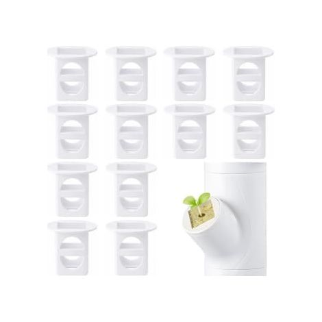Lot de 12 cubes de culture hydroponique réutilisables pour fournitures d'intérieur