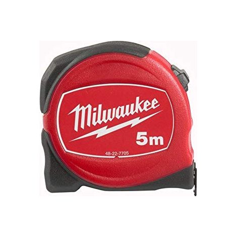 Milwaukee 0 - Metro a nastro sottile, 5 m / 19 mm (1/4)