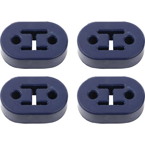 pour silent bloc echappement Silencieux d'échappement de voiture à Universel Bleu de Silicium 4PCS Cintres Courts de Suspension Amortisseur D'isolant de Silencieux Fixation de Tuyau de Qu (1/5)