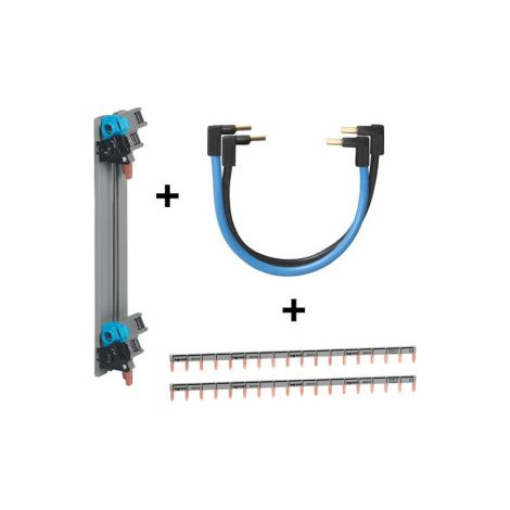 Legrand - Ru00e9partition verticale VX3 Drivia 2R + peigne 18M + Jeu de cordon VIS - Ru00e9f. : 405000+404928x4+404903 (1/5)
