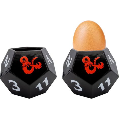 Dungeons & Dragons coquetier avec salière 3D Dice