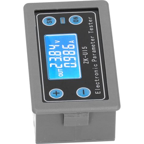 ZKU15 Spannungs- und Strommessgerät mit LCD-Digitalanzeige, multifunktionales Voltmeter und Amperemeter (1/5)