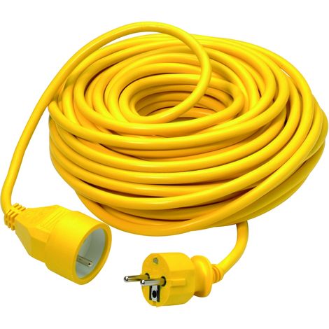 RALLONGE ELEC 3G1.5 PVC20M JAUN