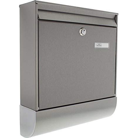 BURG-WÄCHTER Cassetta postale Borkum-Set 38770 Ni H.422mm L.362mm P.100mm VA DIN C4 - 38770 NI (1/4)