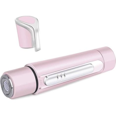 Rasoir Electrique Femme - Mentondoigt Indolore - Rose - Fonctionnement sans fil (1/4)