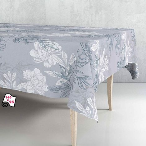 Mantel en rollo Exma Mix Hule Blanco 140 cm x 25 m (1/3)